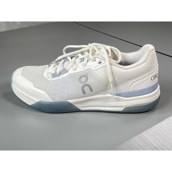 On Cloud Roger Advantage Pro Shoes Womens Size 7.5 White Chambray Tennis - Picture 8 of 12